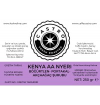 Castro Kenya AA Nyeri Nitelikli Kahve  250 Gr.